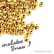 Artikelbild des Artikels “Plastik Rundperlen - Gold “