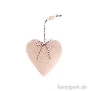 Artikelbild des Artikels “Plüschherz mit Hänger, Natur, 9 x 3,5 x 9,5 cm “
