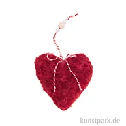 Artikelbild des Artikels “Plüschherz mit Hänger, Rot, 9 x 3,5 x 9,5 cm “