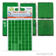 Artikelbild des Artikels “Poly-Mosaic selbstklebend, 10 mm 63 Stk. | Dunkelgrün“