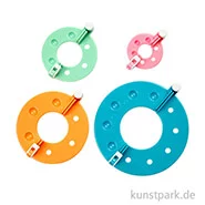 Artikelbild des Artikels “Pompon-Schablone aus Kunststoff, Durchmesser 3,5-8,5 cm, 4 Stück “