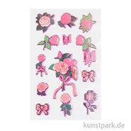 Artikelbild des Artikels “Puffy Sticker - La Vie en Rose, Rosen, 13 Aufkleber “