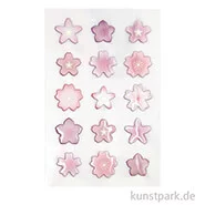 Artikelbild des Artikels “Puffy Sticker - Sakura Kirschblüten, 15 Aufkleber “