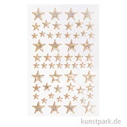 Artikelbild des Artikels “Puffy Sticker - Sterne, Gold, 58 Aufkleber “