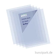 Artikelbild des Artikels “QBIX Stencil Sheets zum Schablonen selber machen, 0,2 mm, 10 Blatt, A4 “