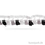 Artikelbild des Artikels “Quasten-Borte - Schwarz-Weiß, 2 m “