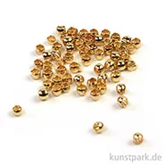 Artikelbild des Artikels “Quetschperle - Gold innen 0,8 außen 1,5 - 40 Stück“