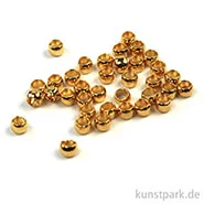 Artikelbild des Artikels “Quetschperle - Gold innen 1,4 außen 2,0 - 35 Stück“