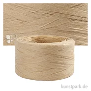 Artikelbild des Artikels “Raffiabast aus Papier, 7 mm x 100 m Einzelfarbe | Beige“