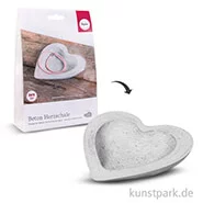 Artikelbild des Artikels “Rayher Kreativset Herz-Betonschale mit umfangreichem Zubehör “