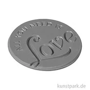 Artikelbild des Artikels “Gießform Label - All you need is Love - 45 mm, 1 Stück “