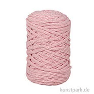 Artikelbild des Artikels “Braidy Recycling Garn, geflochten für Makramee, 250 g 4 mm | Puderrosa“