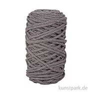 Artikelbild des Artikels “Braidy Recycling Garn, geflochten für Makramee, 250 g 4 mm | Steingrau“