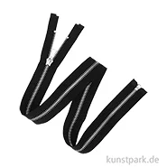 Artikelbild des Artikels “Reißverschluss, Metall, Silber, Schwarz, 5 mm, 50 cm “