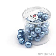Artikelbild des Artikels “Renaissance Glaswachsperlen - 10 mm - 35 Stück Dose | Azurblau“