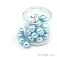 Artikelbild des Artikels “Renaissance Glaswachsperlen - 10 mm - 35 Stück Dose | Hellblau“
