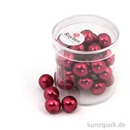 Artikelbild des Artikels “Renaissance Glaswachsperlen - 10 mm - 35 Stück Dose | Klassikrot“