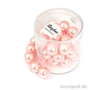 Artikelbild des Artikels “Renaissance Glaswachsperlen - 10 mm - 35 Stück Dose | Muschelrosa“