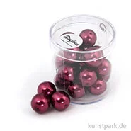 Artikelbild des Artikels “Renaissance Glaswachsperlen - 12 mm - 21 Stück Dose | Bordeaux“