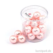 Artikelbild des Artikels “Renaissance Glaswachsperlen - 12 mm - 21 Stück Dose | Rosé“