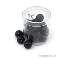 Artikelbild des Artikels “Renaissance Glaswachsperlen - 12 mm - 21 Stück Dose | Schwarz“