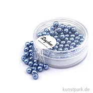 Artikelbild des Artikels “Renaissance Glaswachsperlen - 4 mm - 85 Stück Dose | Azurblau“