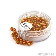 Artikelbild des Artikels “Renaissance Glaswachsperlen - 4 mm - 85 Stück Dose | Goldgelb“