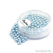 Artikelbild des Artikels “Renaissance Glaswachsperlen - 4 mm - 85 Stück Dose | Hellblau“