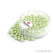 Artikelbild des Artikels “Renaissance Glaswachsperlen - 4 mm - 85 Stück Dose | Lindgrün“