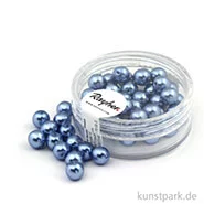 Artikelbild des Artikels “Renaissance Glaswachsperlen - 6 mm - 45 Stück Dose | Azurblau“