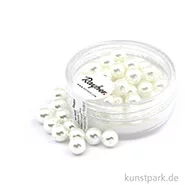 Artikelbild des Artikels “Renaissance Glaswachsperlen - 6 mm - 45 Stück Dose | Schneeweiß“