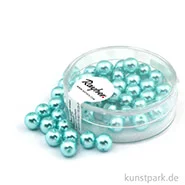 Artikelbild des Artikels “Renaissance Glaswachsperlen - 6 mm - 45 Stück Dose | Türkis“