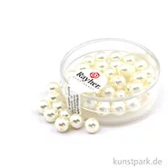 Artikelbild des Artikels “Renaissance Glaswachsperlen - 6 mm - 45 Stück Dose | Weiß“
