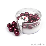 Artikelbild des Artikels “Renaissance Glaswachsperlen - 8 mm - 25 Stück Dose | Bordeaux“