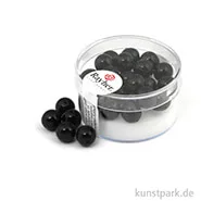 Artikelbild des Artikels “Renaissance Glaswachsperlen - 8 mm - 25 Stück Dose | Schwarz“
