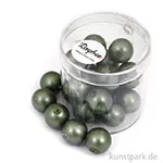 Artikelbild des Artikels “Renaissance Glaswachsperlen matt - 12 mm - 21 Stück Dose | Antikolive“