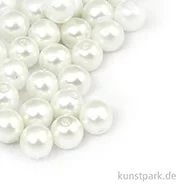 Artikelbild des Artikels “Renaissance Glaswachsperlen Schneeweiß Matt - 6 mm, 45 Stück “