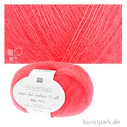 Artikelbild des Artikels “Rico Garn - Essentials Super Kid Mohair Loves Silk, 25g, 200m Farbe | Neon-Rot“