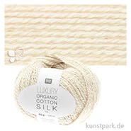 Artikelbild des Artikels “Rico Garn - Luxury Organic Cotton Silk dk, 50g, 120m Farbe | Creme“