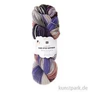 Artikelbild des Artikels “Rico Luxury Hand-Dyed Happiness, 100% Wolle, 100g, 390m, Lila-Braun “
