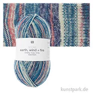 Artikelbild des Artikels “Rico Sockenwolle - Earth Wind Fire 4-fädig, 100g, 400m Farbe | Aqua“