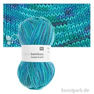 Artikelbild des Artikels “Rico Sockenwolle - Superba Bamboo 4-fädig, 100g, 420m Farbe | Aqua“