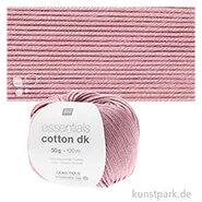 Artikelbild des Artikels “Rico Wolle - Essentials Cotton dk, 100% Baumwolle, 50g, 120m Farbe | Altrose“
