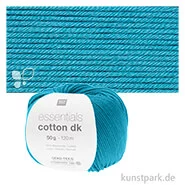 Artikelbild des Artikels “Rico Wolle - Essentials Cotton dk, 100% Baumwolle, 50g, 120m Farbe | Dunkelpetrol“