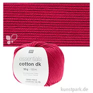 Artikelbild des Artikels “Rico Wolle - Essentials Cotton dk, 100% Baumwolle, 50g, 120m Farbe | Kirsch“