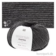 Artikelbild des Artikels “Rico Wolle - Essentials Merino dk, 100% Wolle, 50g, 120m Farbe | Anthrazit Melange“