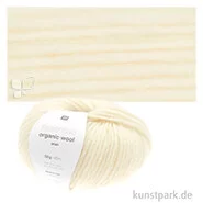 Artikelbild des Artikels “Rico Wolle - Essentials Organic, 100% Wool, aran, 50g, 85m Farbe | Creme“