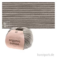Artikelbild des Artikels “Rico Wolle - Essentials Organic Cotton aran, 100% Baumwolle, 50g, 90m Farbe | Grau“