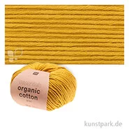 Artikelbild des Artikels “Rico Wolle - Essentials Organic Cotton aran, 100% Baumwolle, 50g, 90m Farbe | Senf“