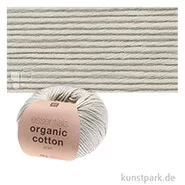 Artikelbild des Artikels “Rico Wolle - Essentials Organic Cotton aran, 100% Baumwolle, 50g, 90m Farbe | Silber“